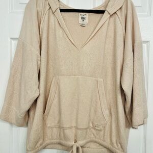 Billabong’s Beige Hooded Women's Top